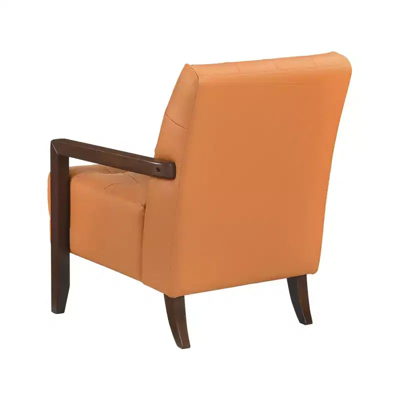 Fauteuil d'appoint confortable en cuir