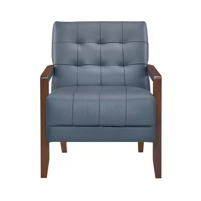 Fauteuil d'appoint confortable en cuir