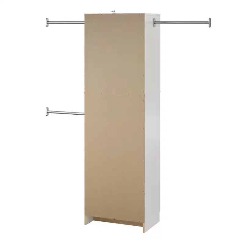 Organisateur de rangement de placard à 4 tiroirs, blanc