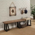 Prairie Dining Bench, Natural/Black