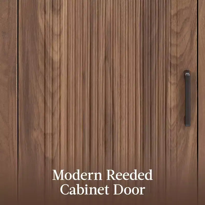 Armoire de rangement haute et étroite avec étagères réglables, Bibliothèque moderne à arcades à 4 niveaux