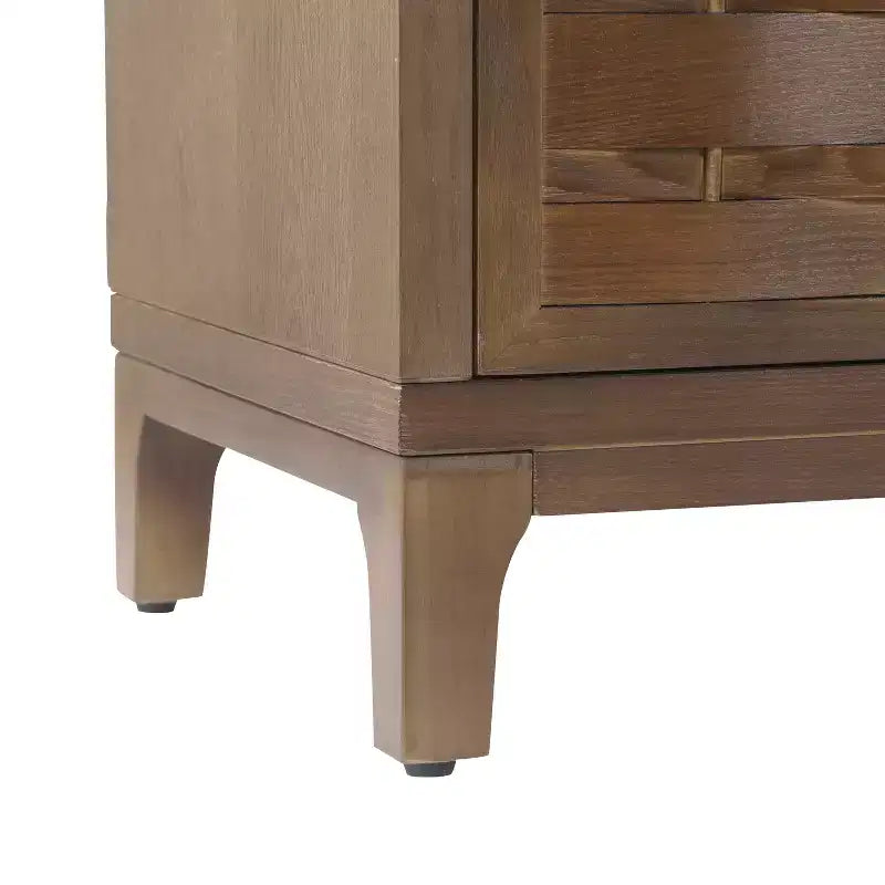 Bahut tissé 3D 4 portes de style moderne du milieu du siècle
