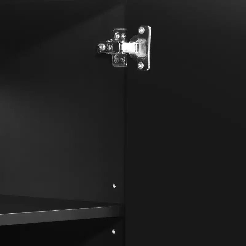 Bahut tissé 3D 4 portes de style moderne du milieu du siècle